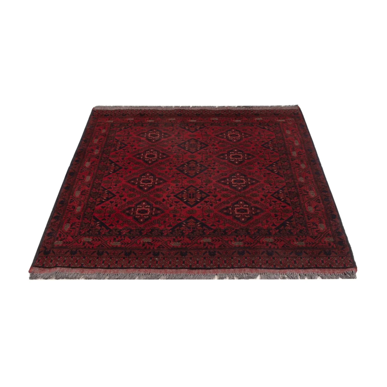 Afghan Teppich - Kunduz - 190 x 128 cm - dunkelrot - Image 5