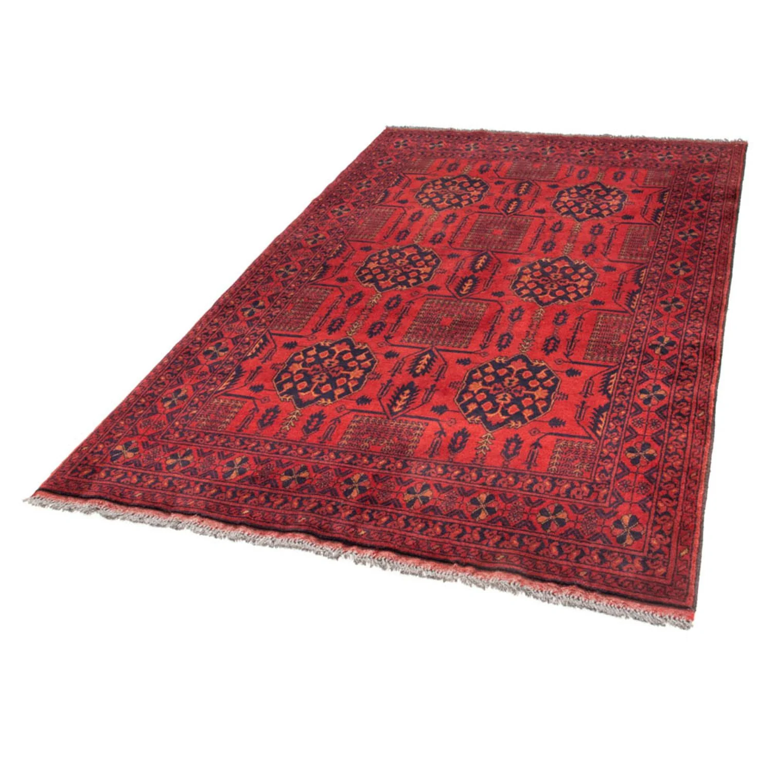 Afghan Teppich - Kunduz 196 x 130 cm - rot - Image 5