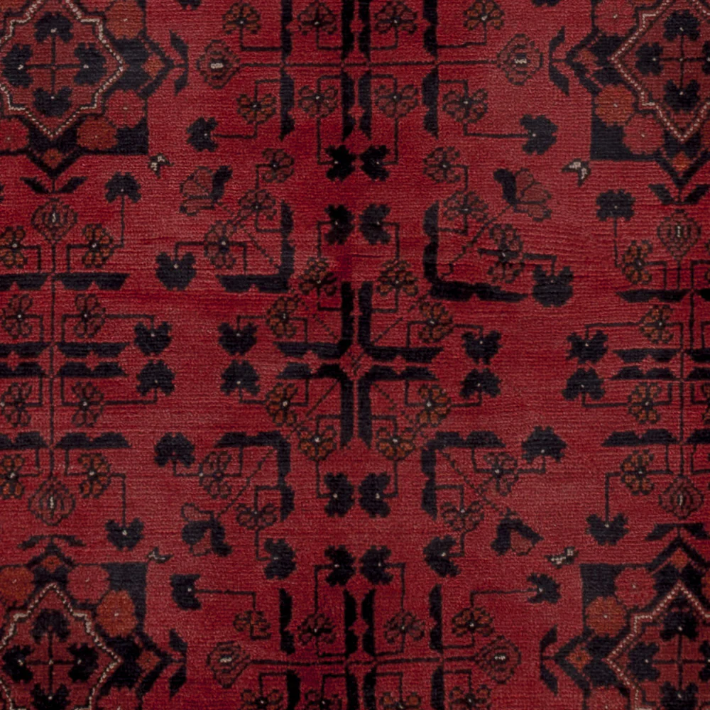 Afghan Teppich - Kunduz - 198 x 153 cm - rot - Image 2