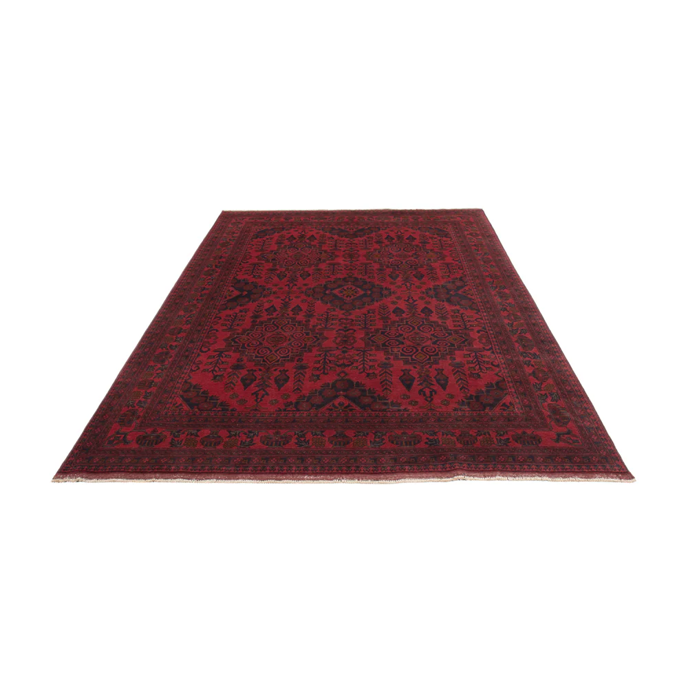 Afghan Teppich - Kunduz - 300 x 200 cm - rot - Image 6
