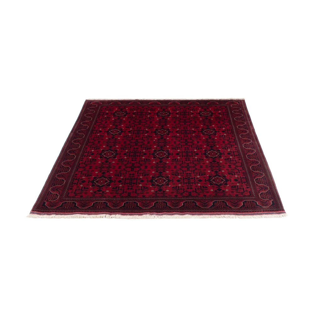 Afghan Teppich - Royal - 193 x 149 cm - rot - Image 6