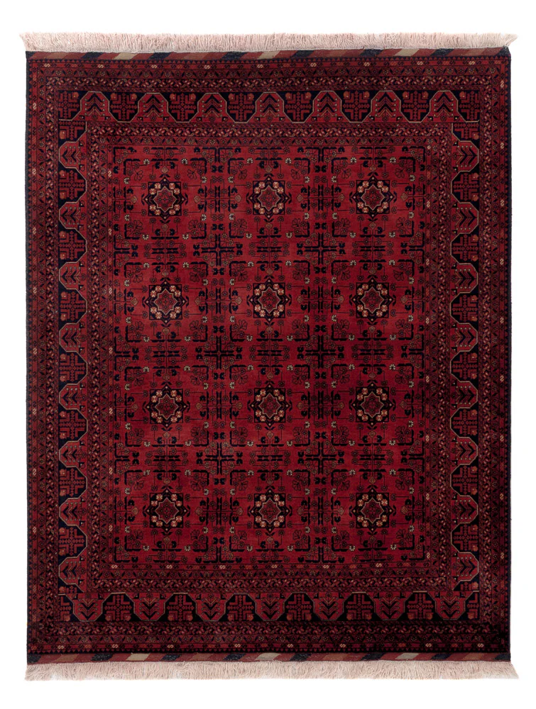 Afghan Teppich 196x155cm - Orientteppich