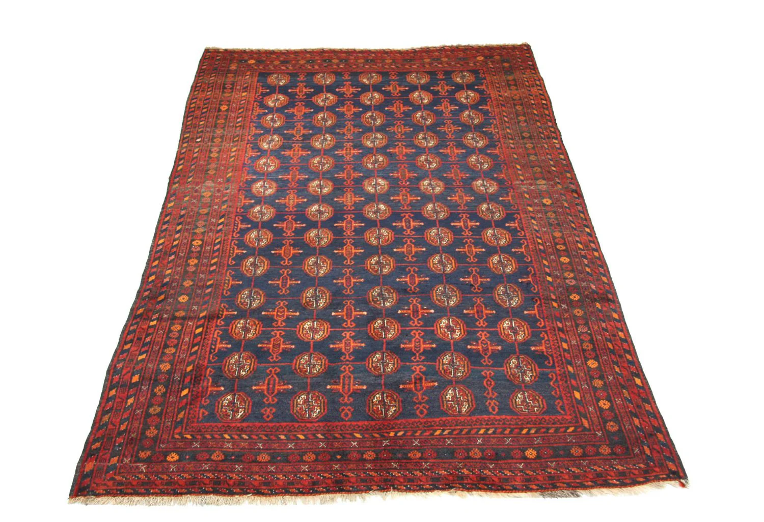 Belutsch Teppich 286 x 193 cm - blau