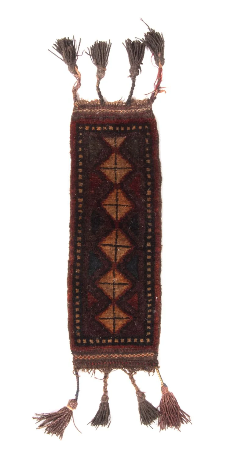 Belutsch Teppich - 68 x 24 cm - braun