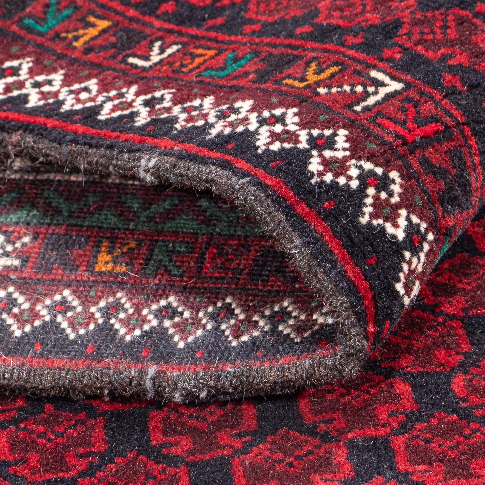 Belutsch Teppich - Gebetsteppich - 145 x 88 cm - rot - Image 4