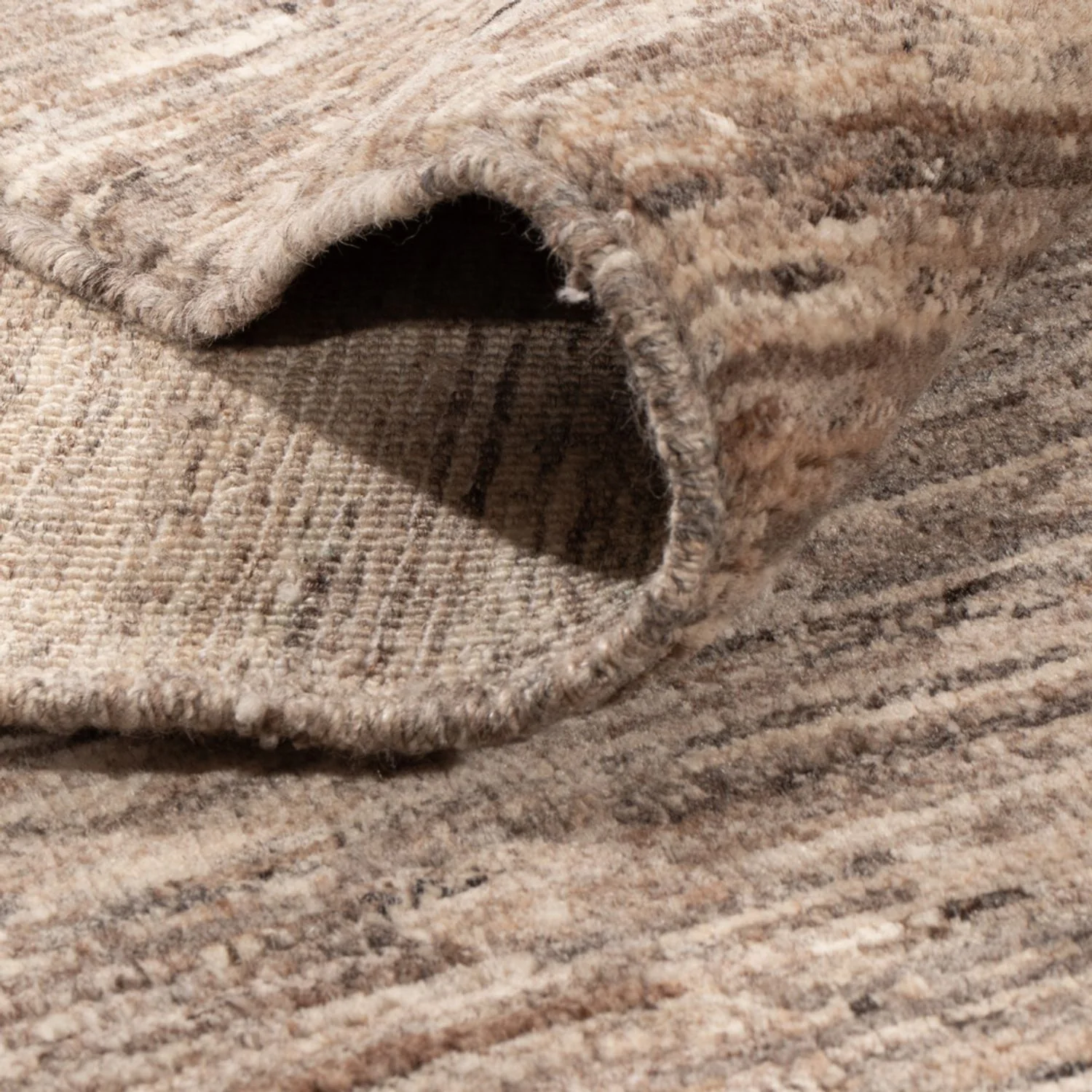 Berber Teppich quadratisch - 200 x 200 cm - beige - Image 4