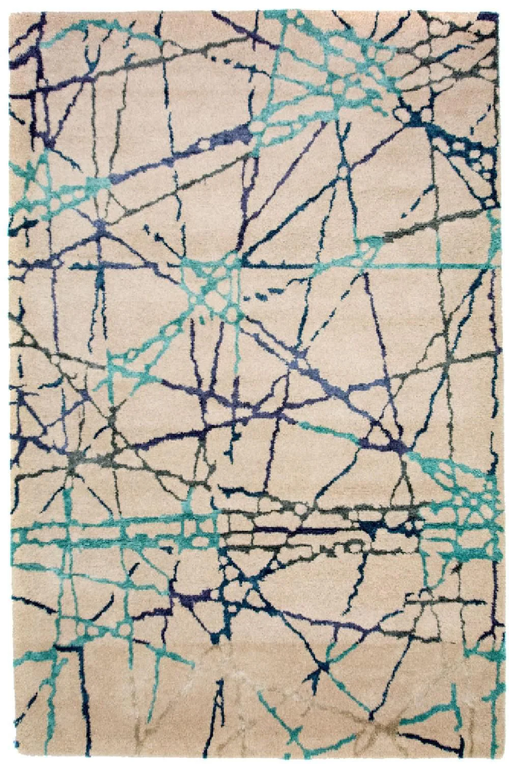 Designer Teppich 197 x 136 cm Teppichbrücke