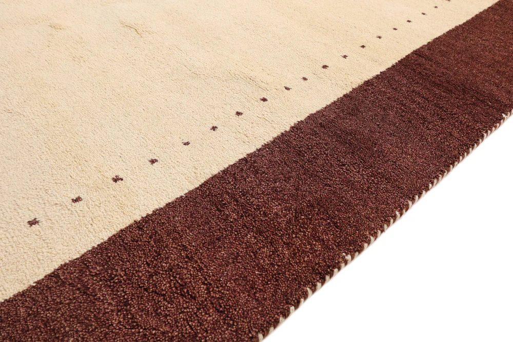 Gabbeh Teppich - Indus - 301 x 197 cm - beige - Image 6