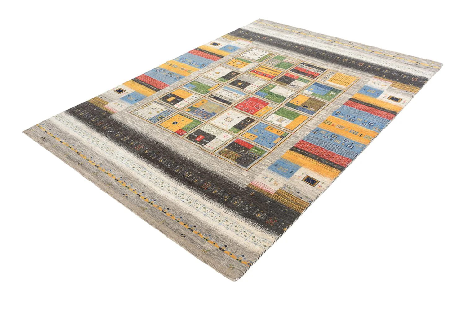 Gabbeh Teppich - Loribaft Indus - 241 x 174 cm - mehrfarbig - Image 3
