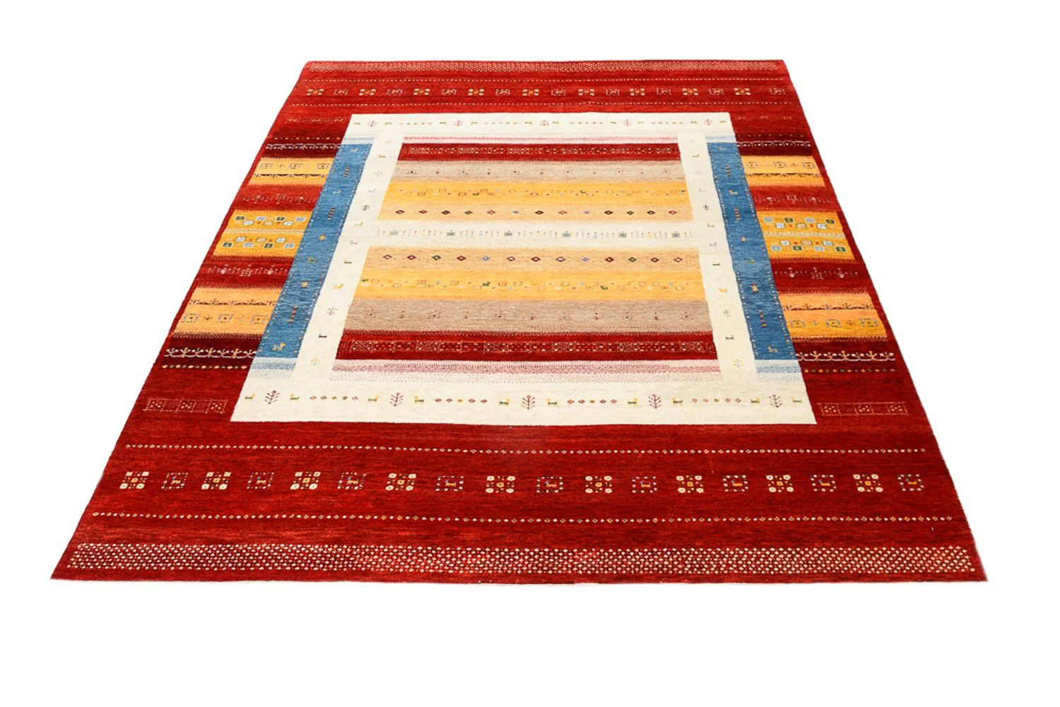 Gabbeh Teppich - Loribaft Indus - 244 x 173 cm - mehrfarbig - Image 2