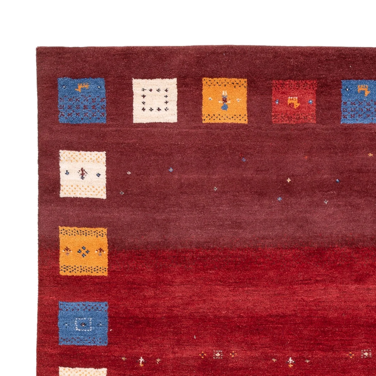 Gabbeh Teppich - Loribaft Indus - 245 x 170 cm - rot - Image 3