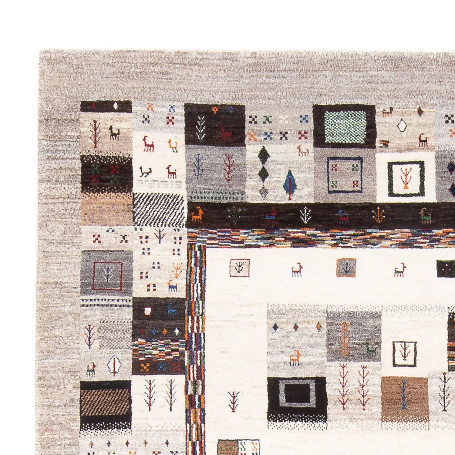 Gabbeh Teppich - Loribaft Perser - 278 x 201 cm - mehrfarbig - Image 3