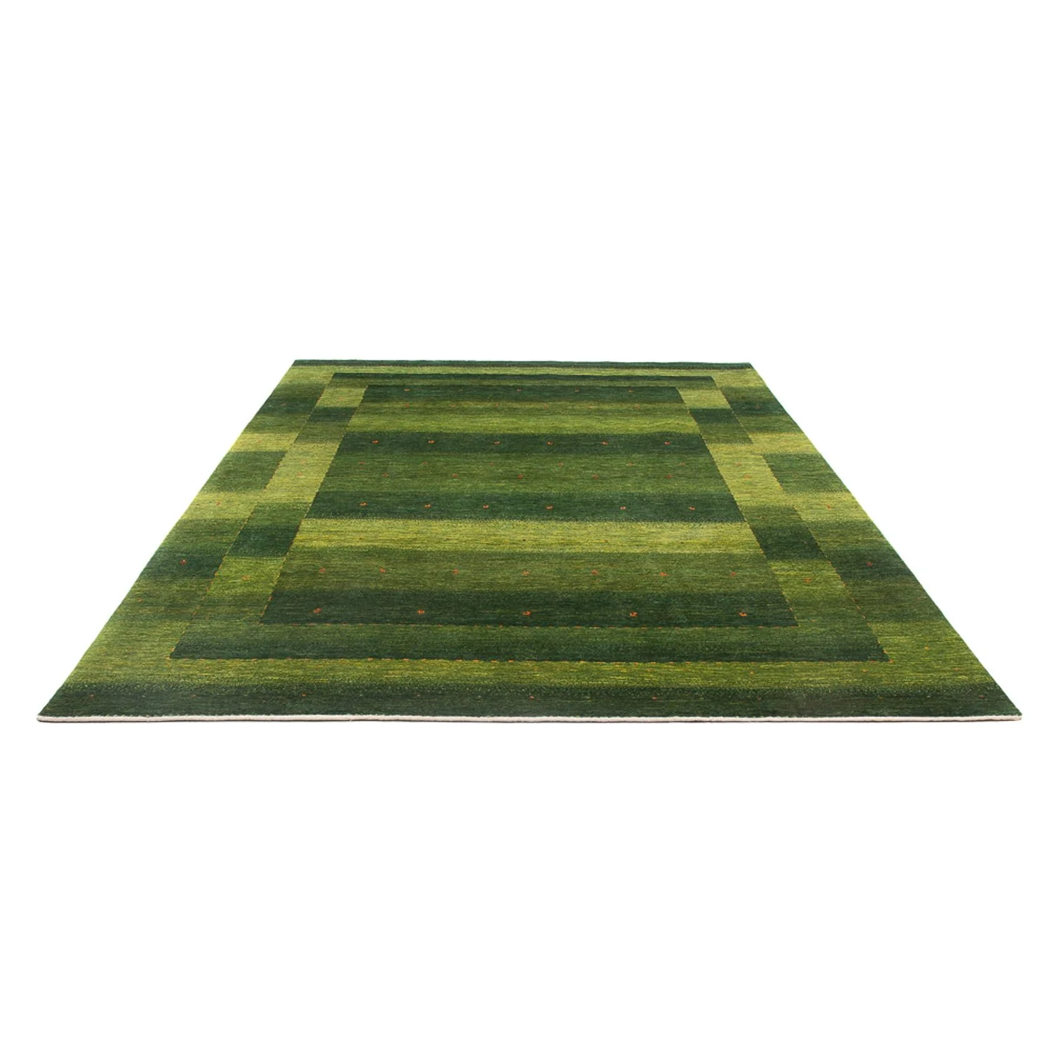 Gabbeh Teppich - Loribaft Perser - 306 x 212 cm - grün - Image 5