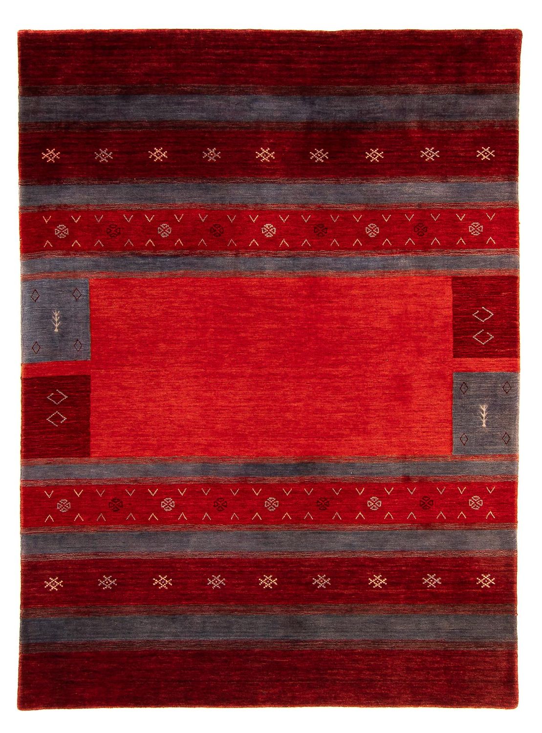 Gabbeh Teppich - Loribaft Softy 240 x 170 cm - mehrfarbig