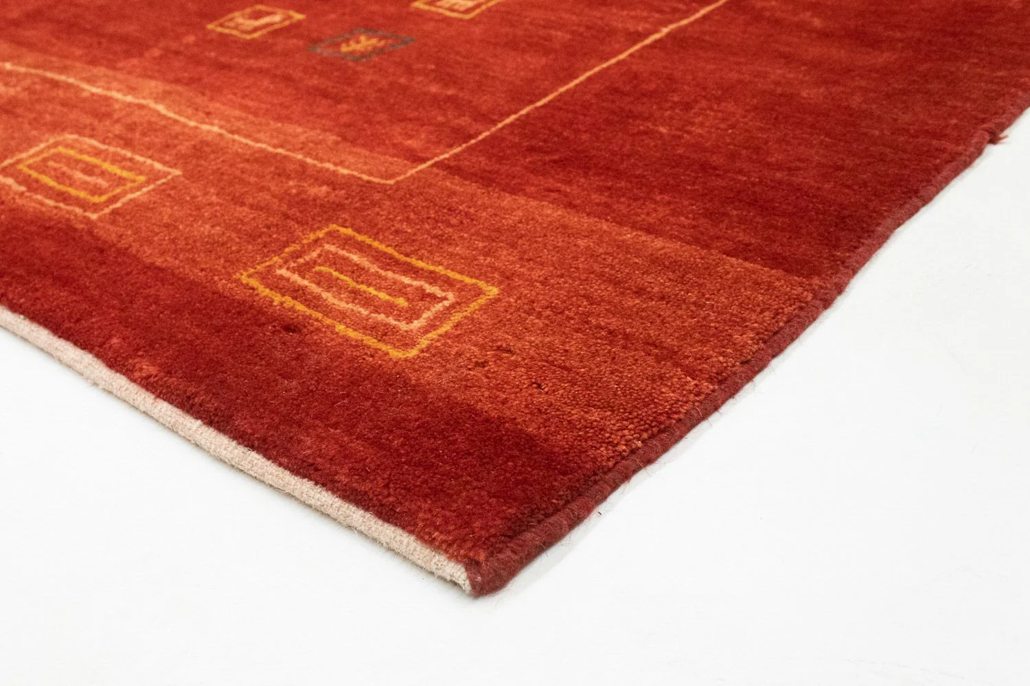 Gabbeh Teppich - Perser 190 x 163 cm - rot - Image 2