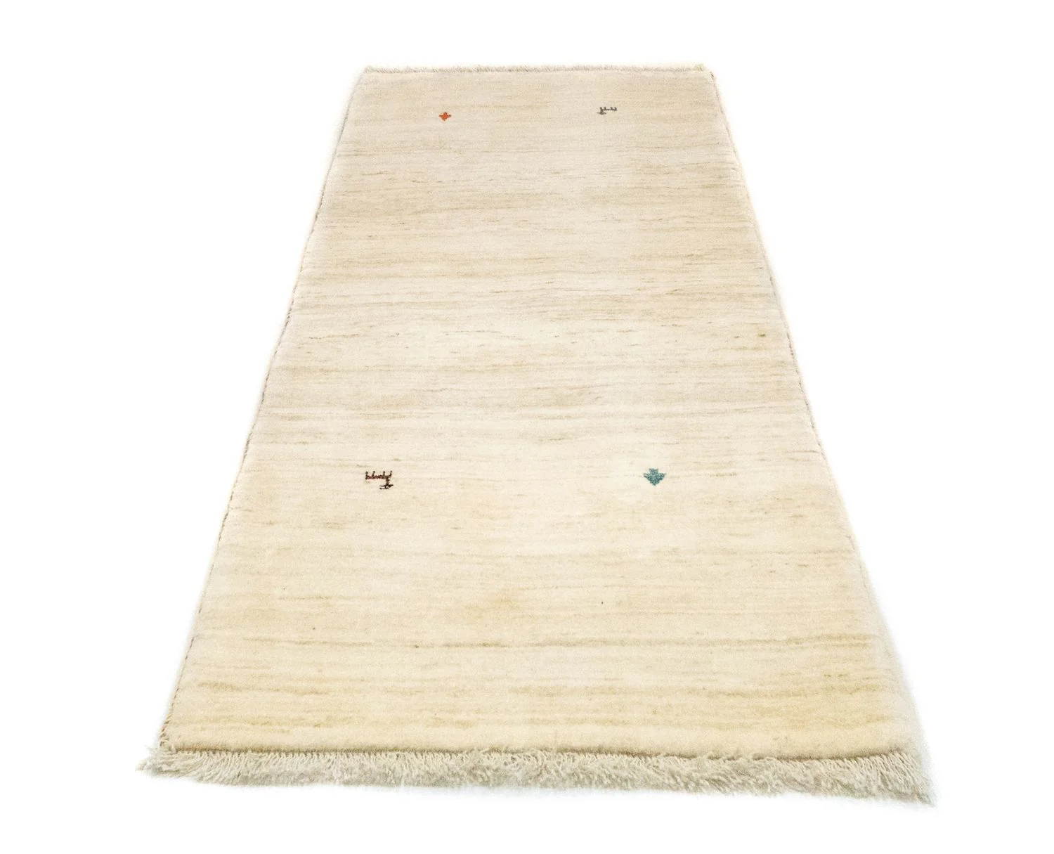 Gabbeh Teppich - Perser 202 x 75 cm - beige - Image 5