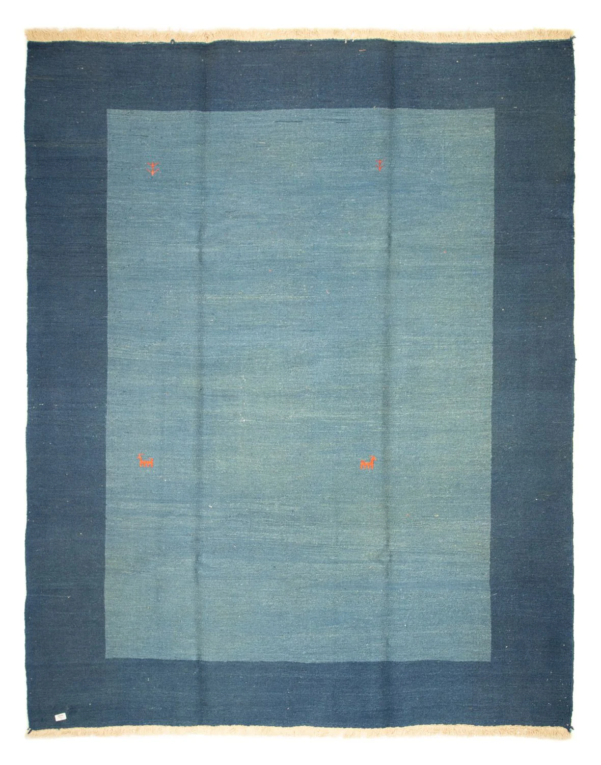 Gabbeh Teppich - Perser 270 x 214 cm - seeblau