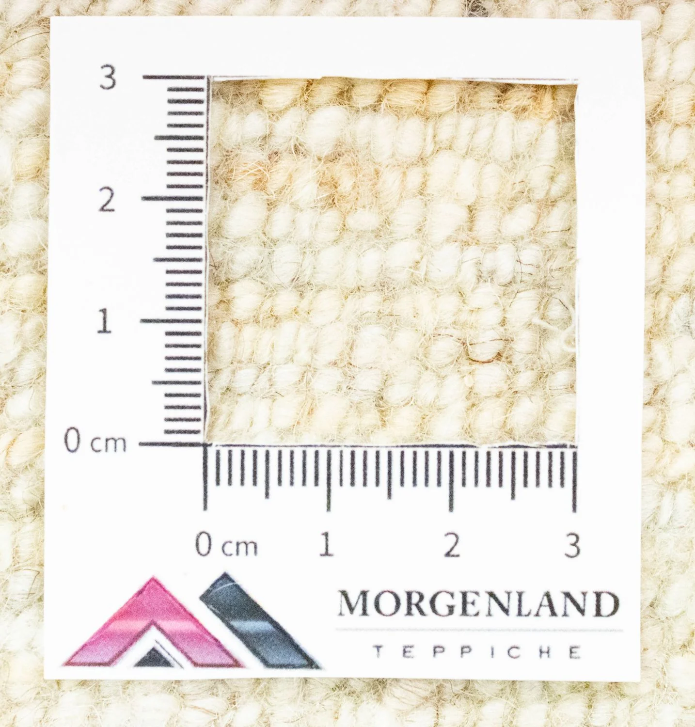 Gabbeh Teppich - Perser 60 x 40 cm - beige - Image 6