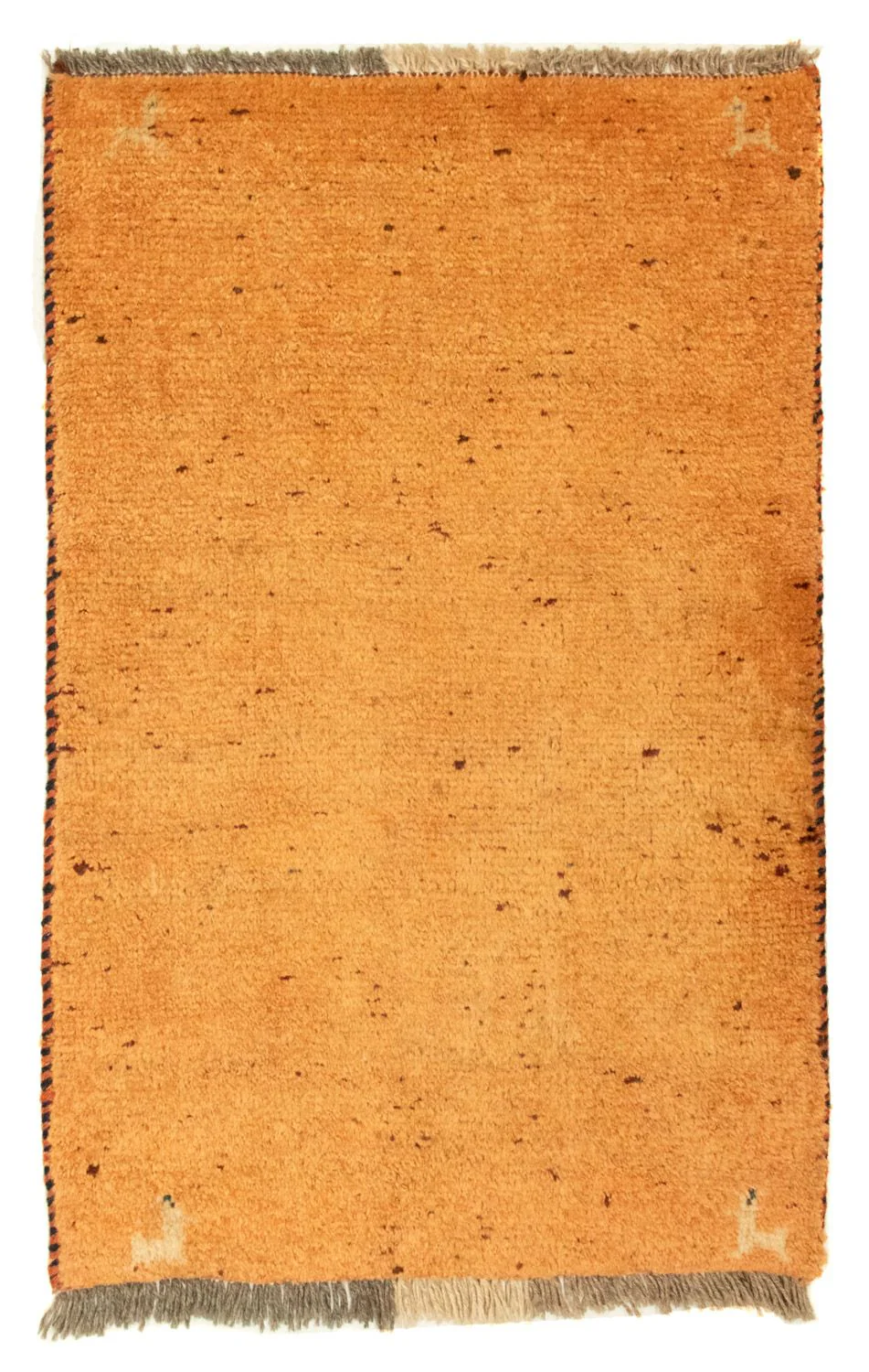 Gabbeh Teppich - Perser 86 x 58 cm - gold