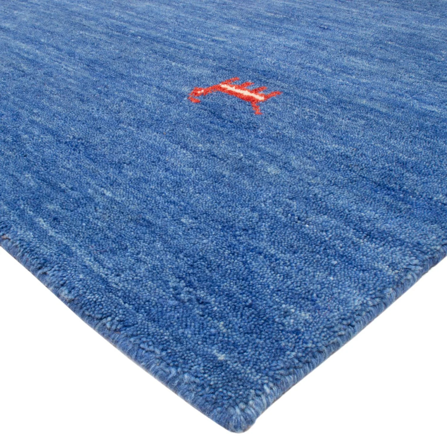 Gabbeh Teppich - Softy quadratisch - 250 x 250 cm - blau - Image 4