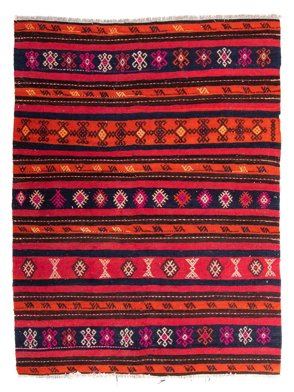 Kelim Teppich - Old 200 x 160 cm - mehrfarbig