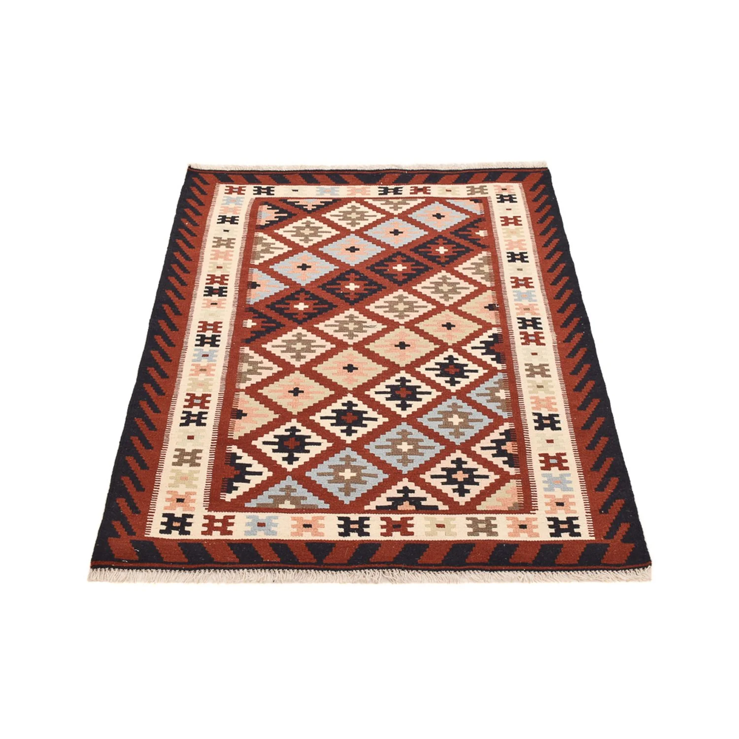 Kelim Teppich - Oriental - 146 x 102 cm - mehrfarbig - Image 5