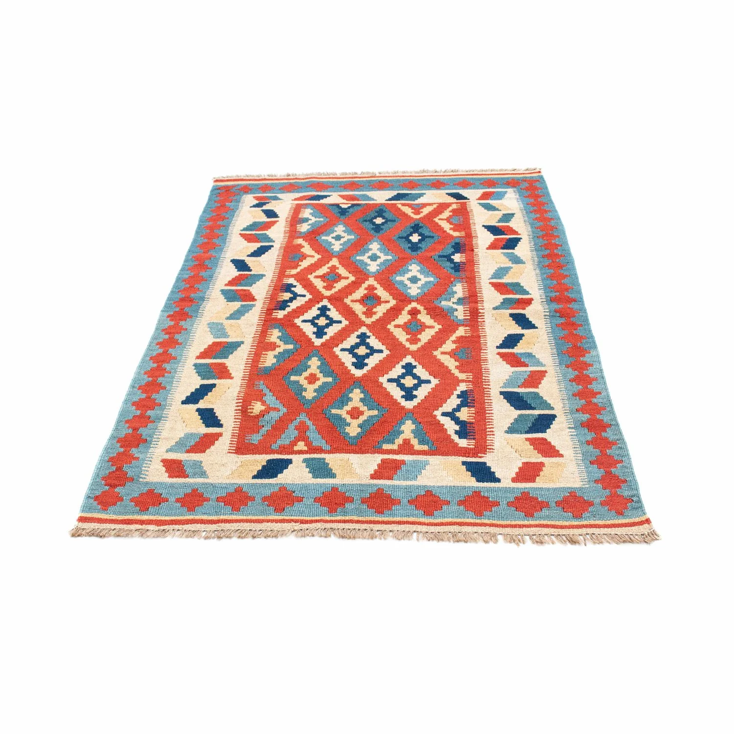 Kelim Teppich - Oriental 152 x 100 cm - rot - Image 5