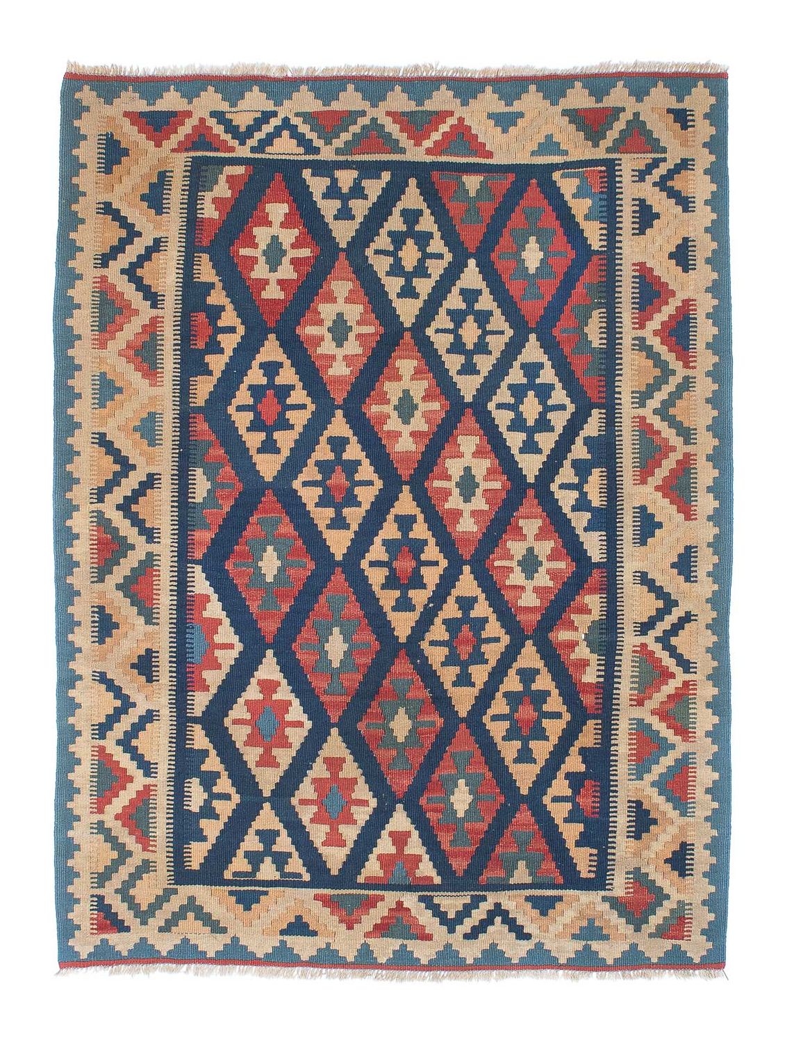 Kelim Teppich - Oriental 167 x 126 cm - mehrfarbig