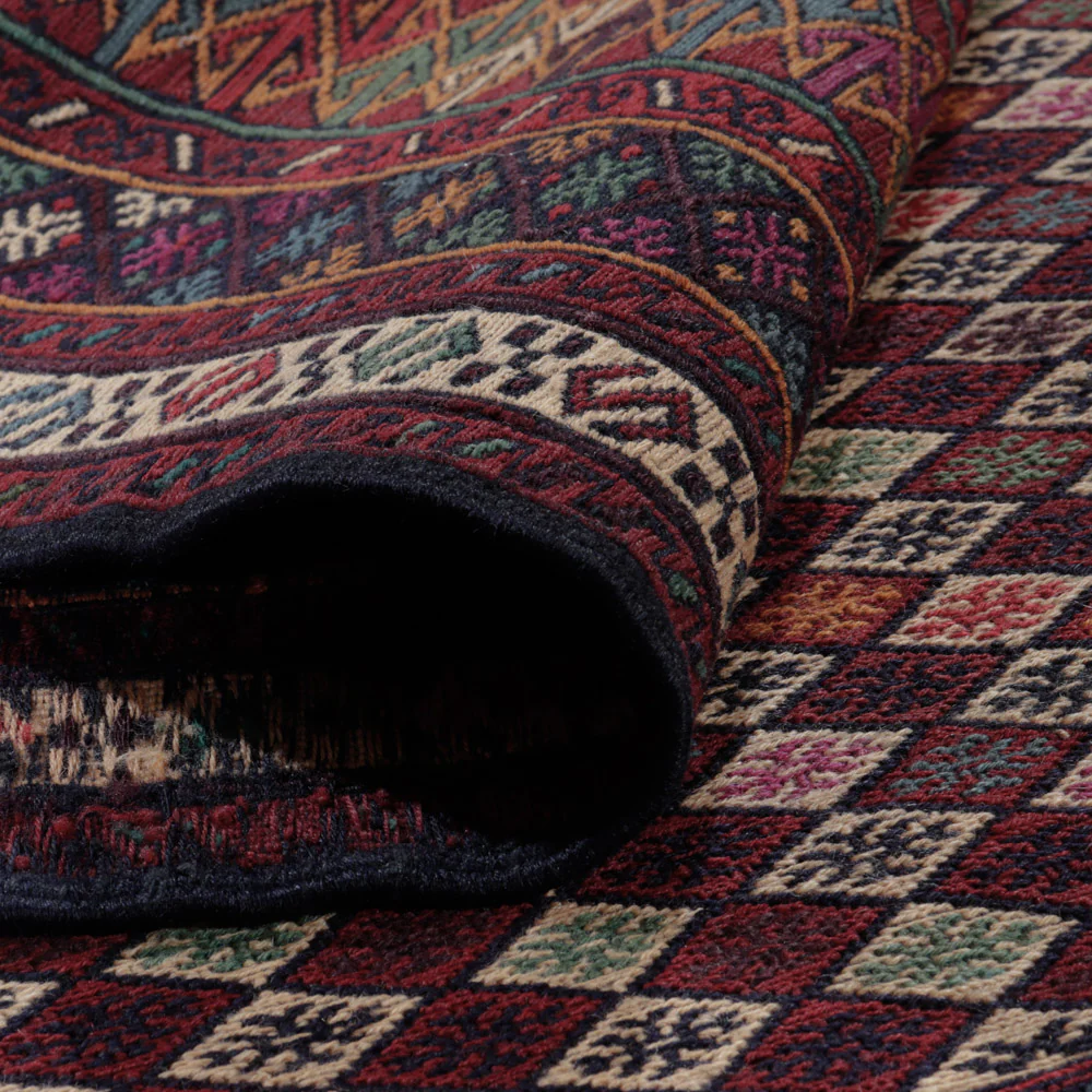 Kelim Afghan Teppich 186x120cm - Image 5