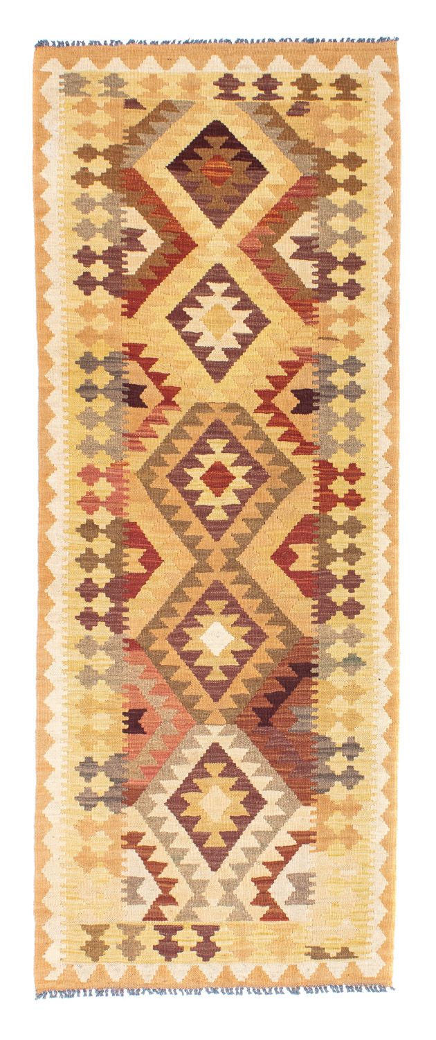 Kelim Teppich - Oriental 191 x 77 cm - hellbraun