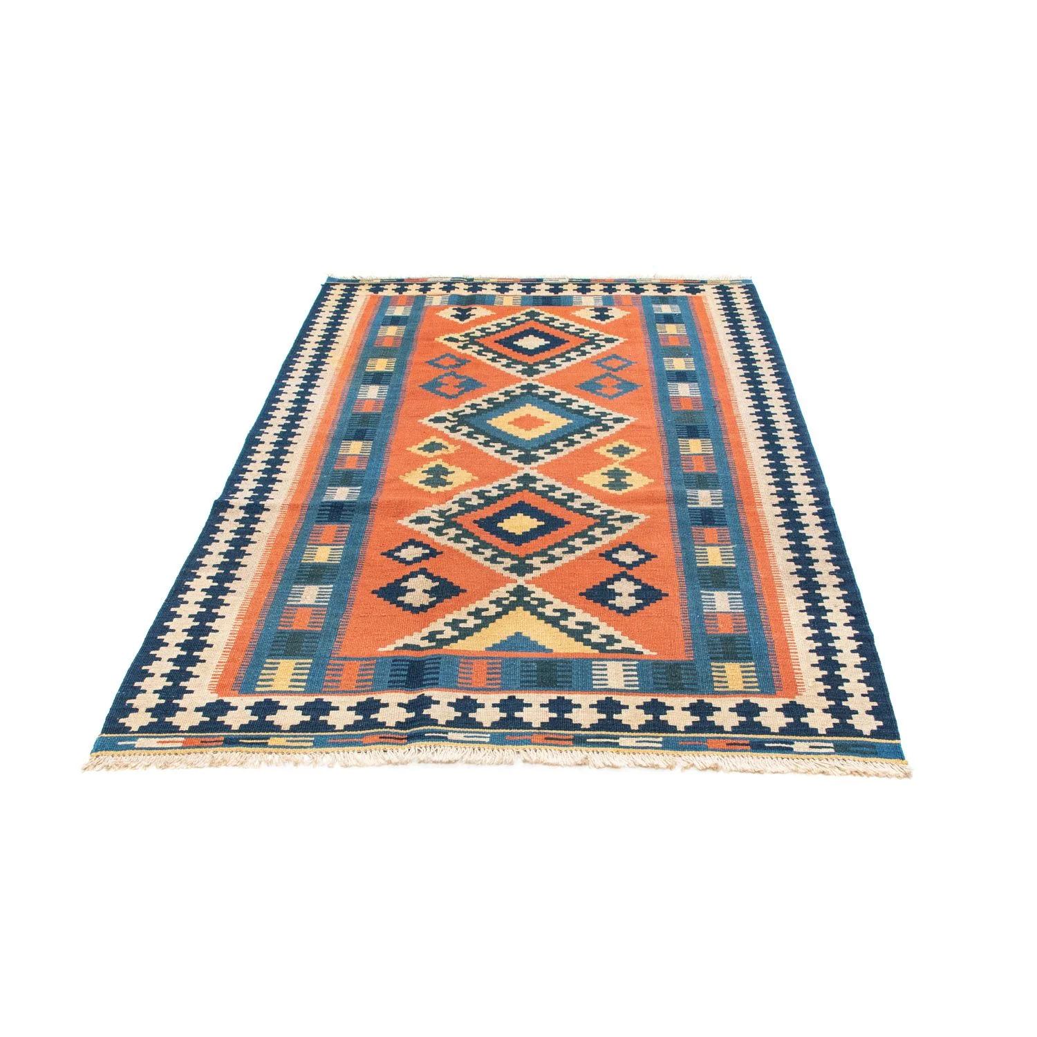 Kelim Teppich - Oriental 192 x 123 cm - rost - Image 5