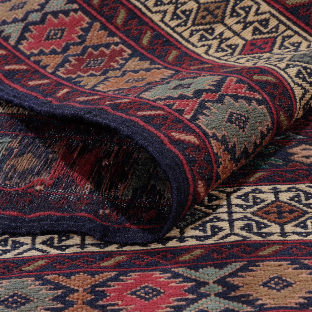 Kelim Afghan Teppich 195x127cm - Image 5