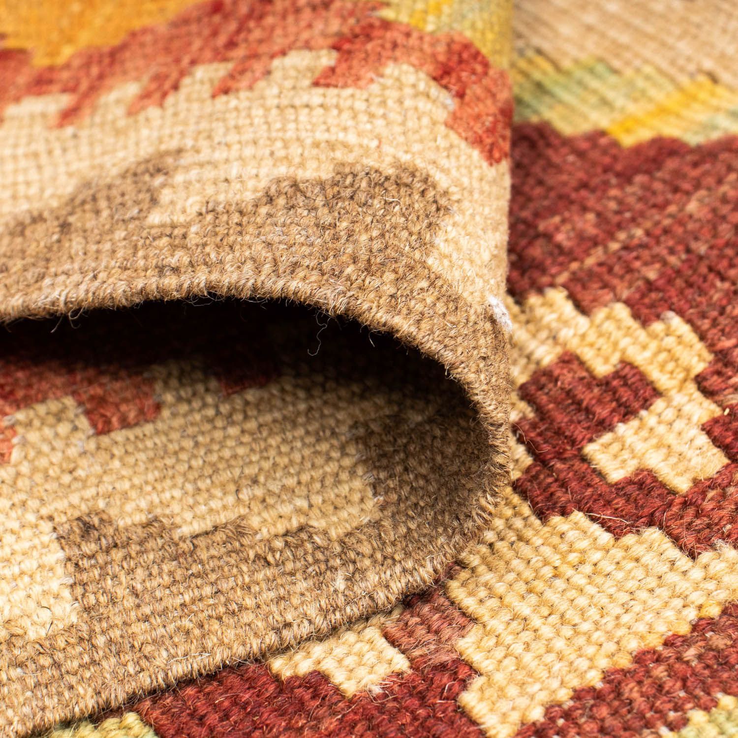 Kelim Teppich - Oriental 195 x 74 cm - beige - Image 4