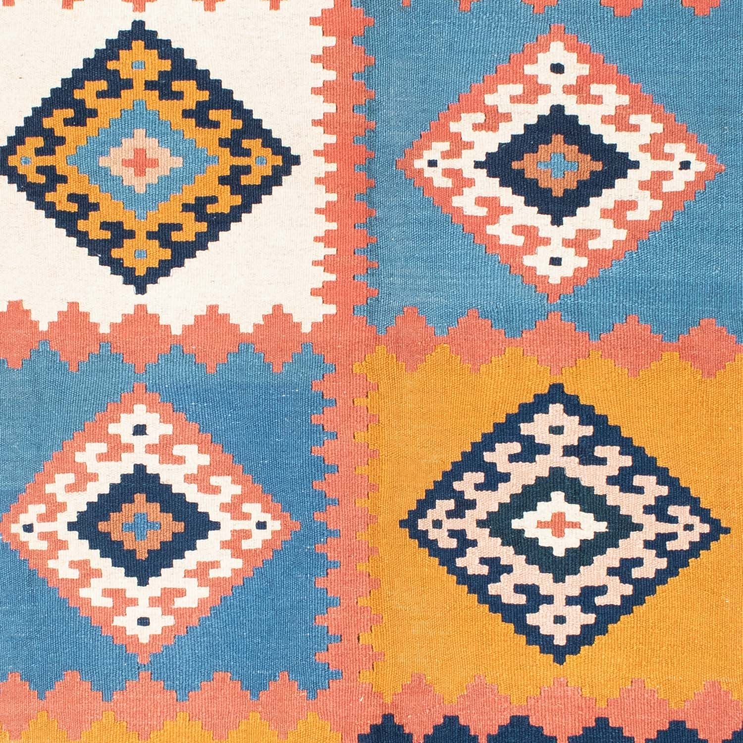 Kelim Teppich - Oriental 200 x 159 cm - blau - Image 2