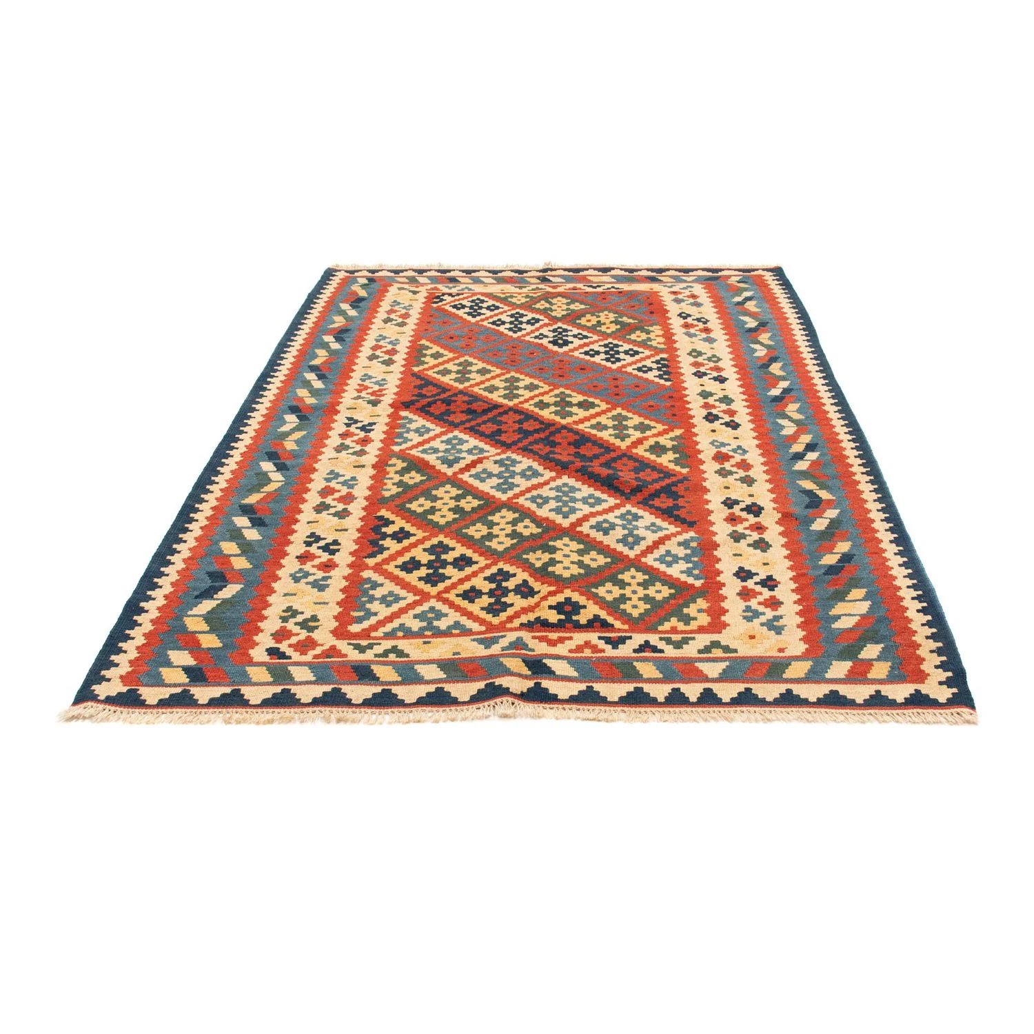 Kelim Teppich - Oriental 208 x 158 cm - mehrfarbig - Image 5