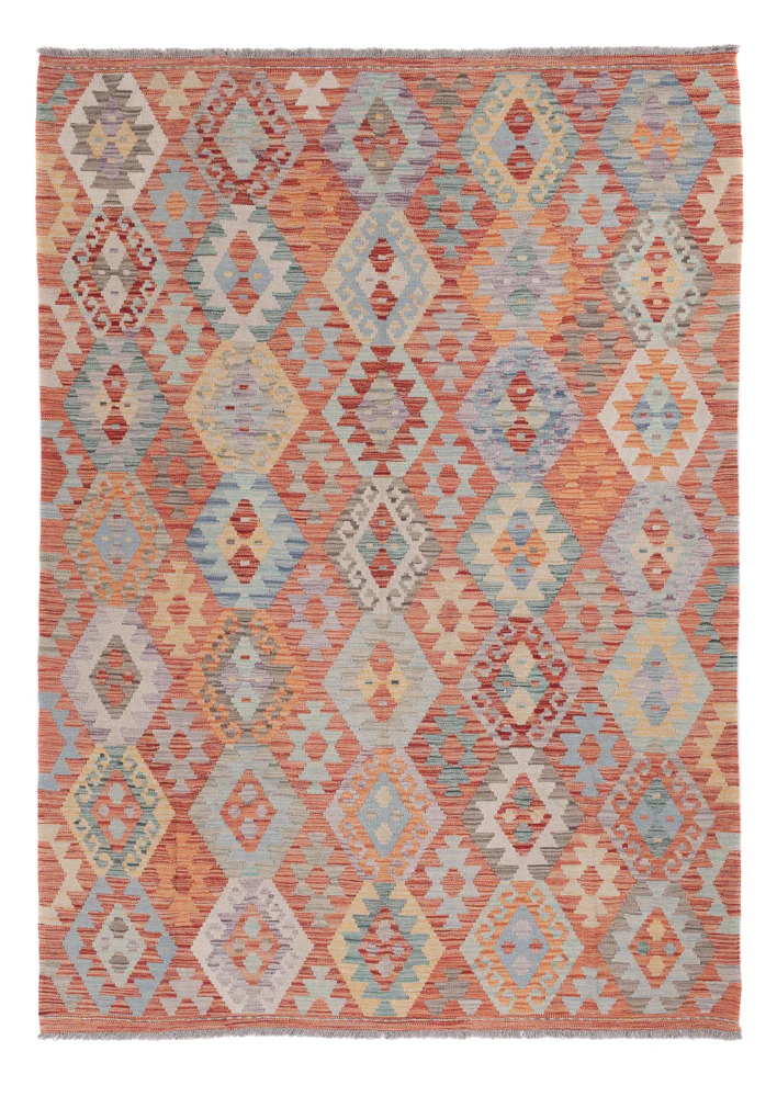 Kelim Teppich - Splash - 245 x 174 cm - mehrfarbig