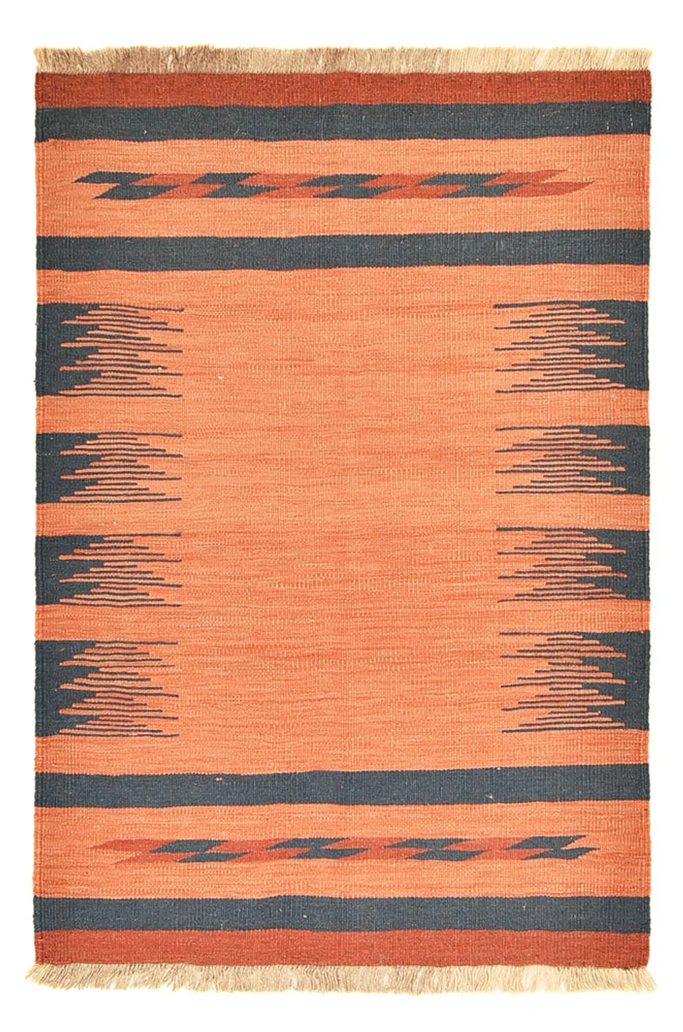 Kelim Teppich - Trendy - 137 x 98 cm - mehrfarbig