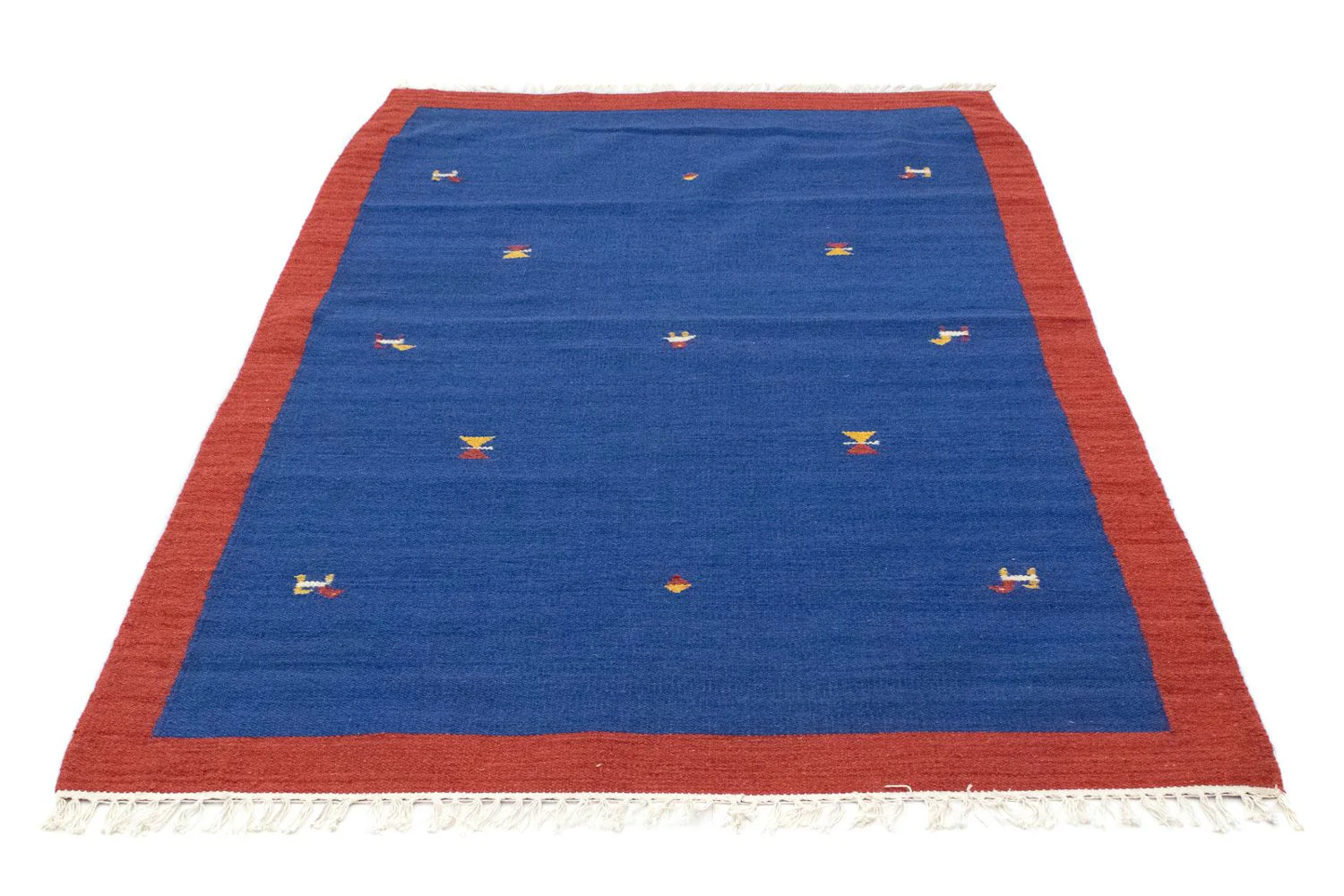 Kelim Teppich - Trendy 180 x 120 cm - blau - Image 5