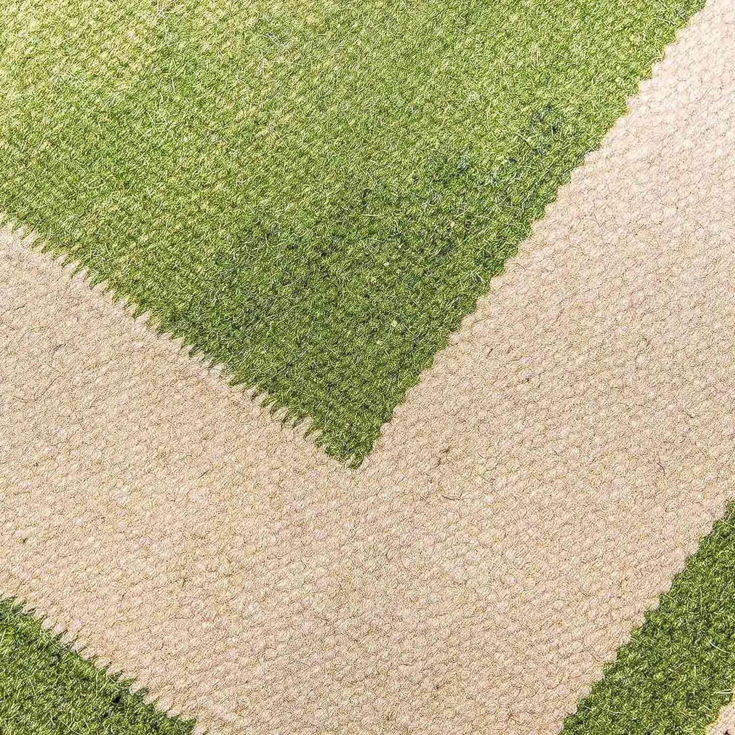 Kelim Teppich - Trendy 250 x 80 cm - grün