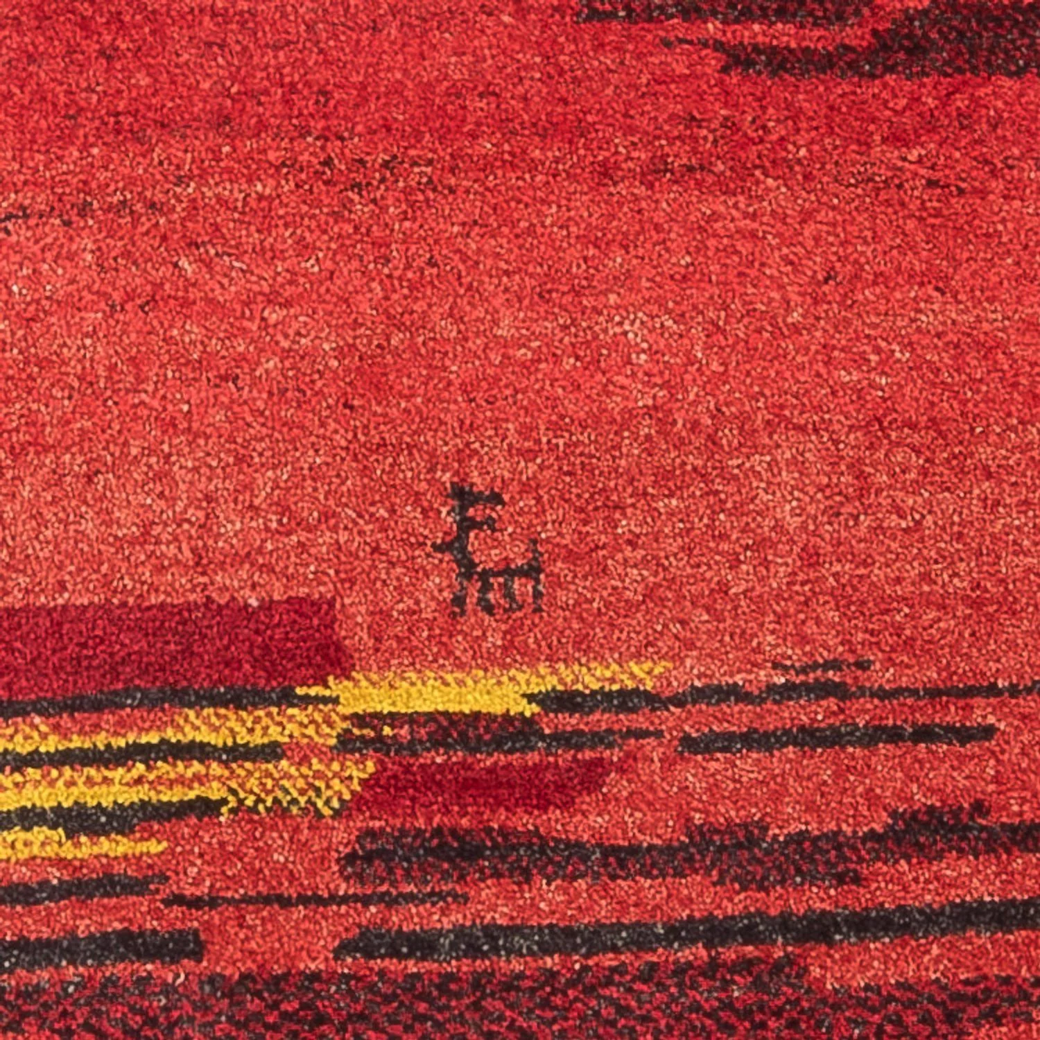 Gabbeh Persisch Teppich 200x83cm - Perserteppich Wollteppich - Image 2