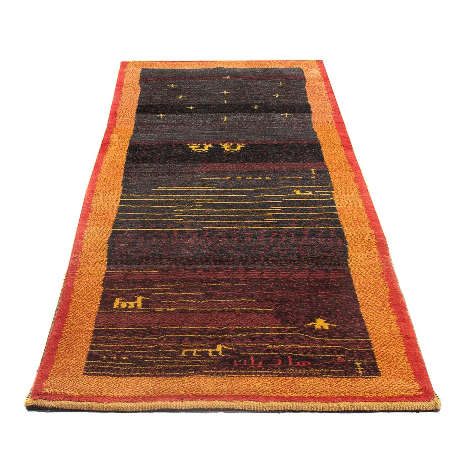 Gabbeh Persisch Teppich 260x86cm - Perserteppich Wollteppich - Image 5