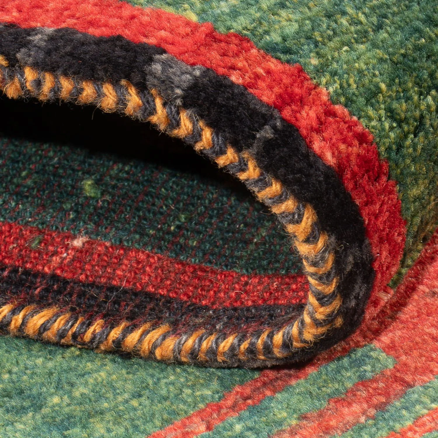 Gabbeh Persisch Teppich 265x72cm - Perserteppich Wollteppich - Image 4