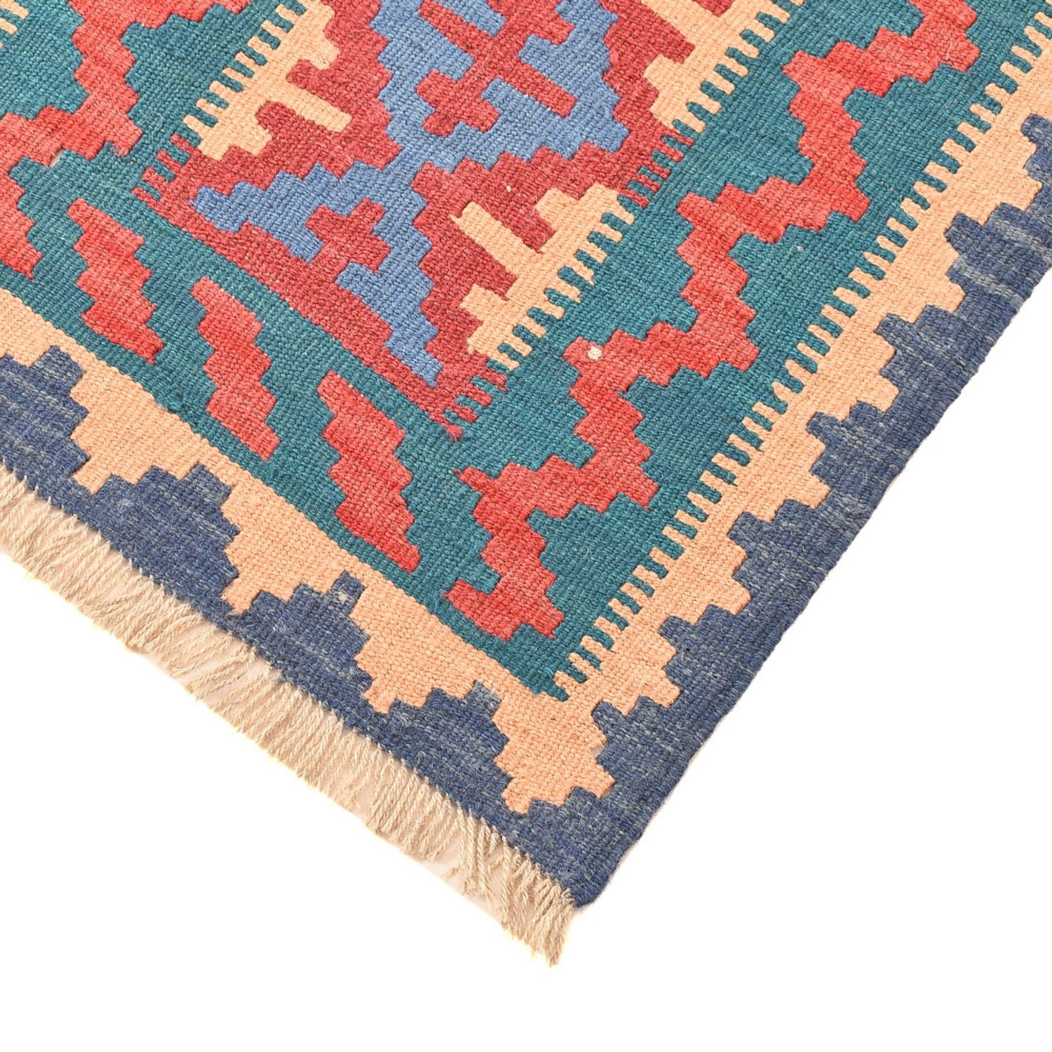 Läufer Kelim - Oriental - 210 x 62 cm - mehrfarbig - Image 2