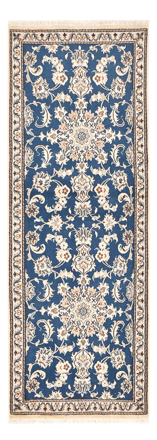 Läufer Perser - Nain - 209 x 78 cm - blau