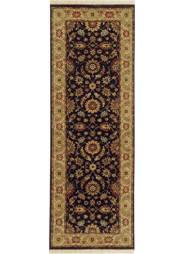 Läufer Woll - 420 x 75 cm - beige