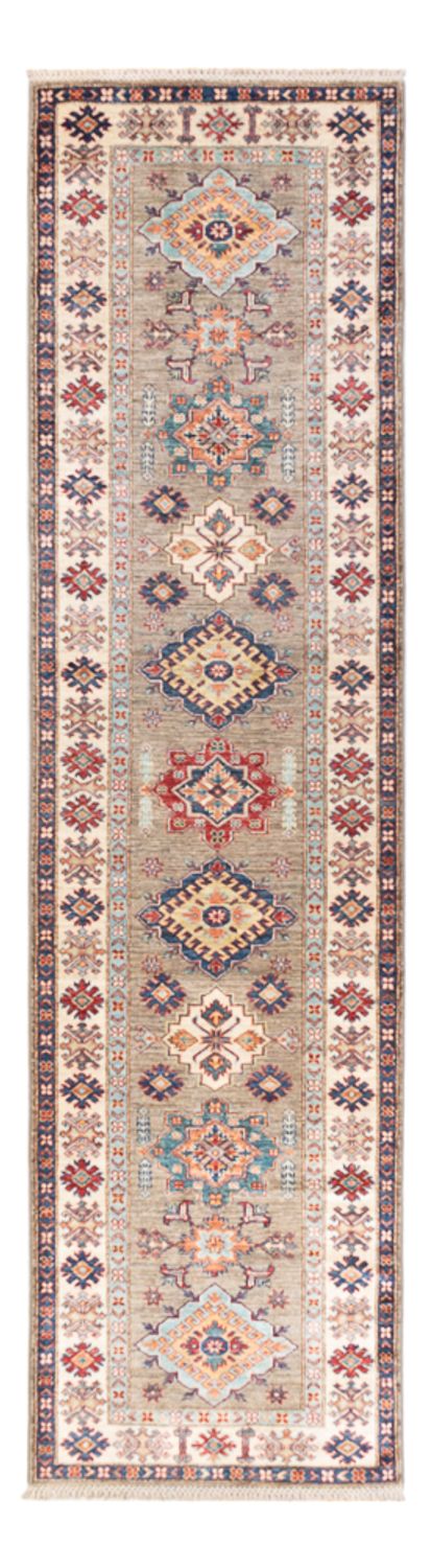 Läufer Ziegler - Kazak - 317 x 81 cm - hellgrau