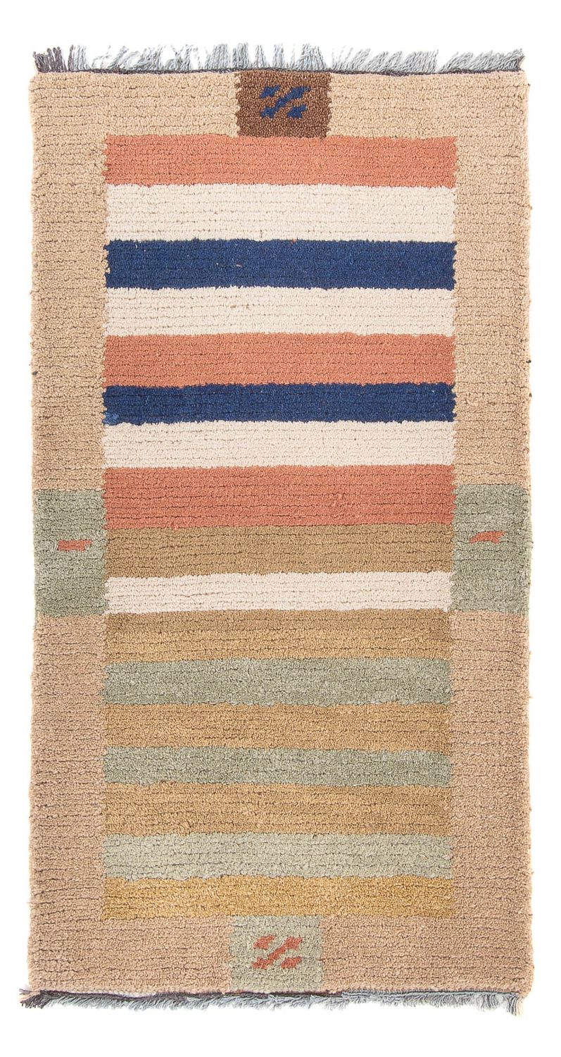Nepal Teppich - 140 x 70 cm - mehrfarbig