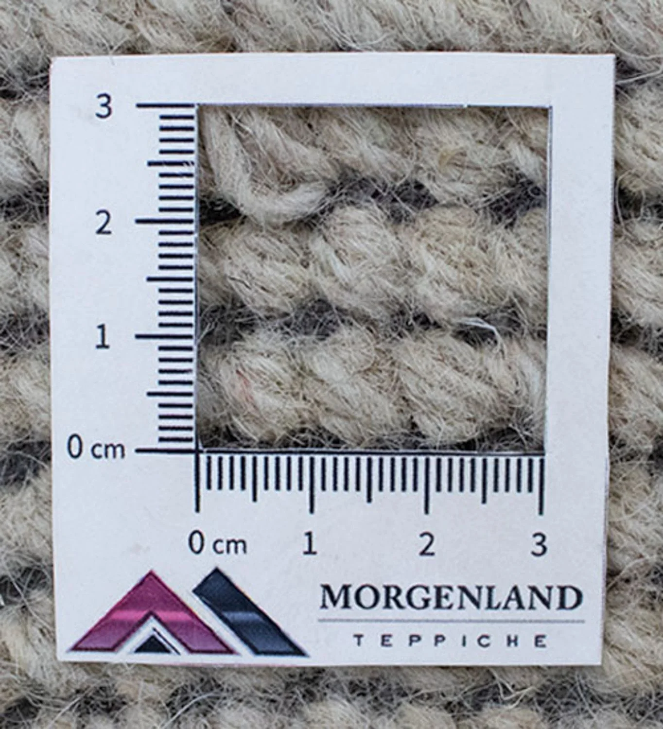 Nepal Teppich 140 x 70 cm - beige - Image 5