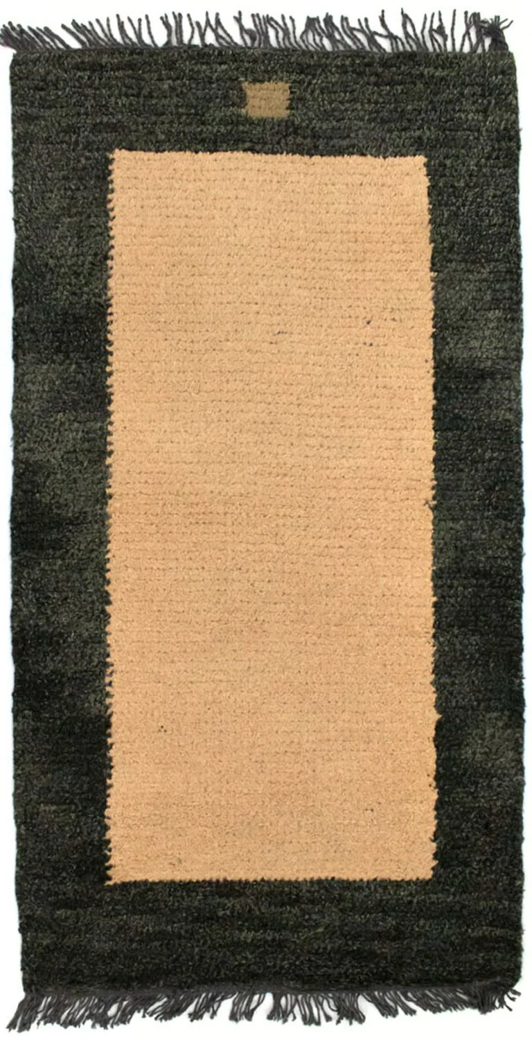 Nepal Teppich 140 x 70 cm - beige