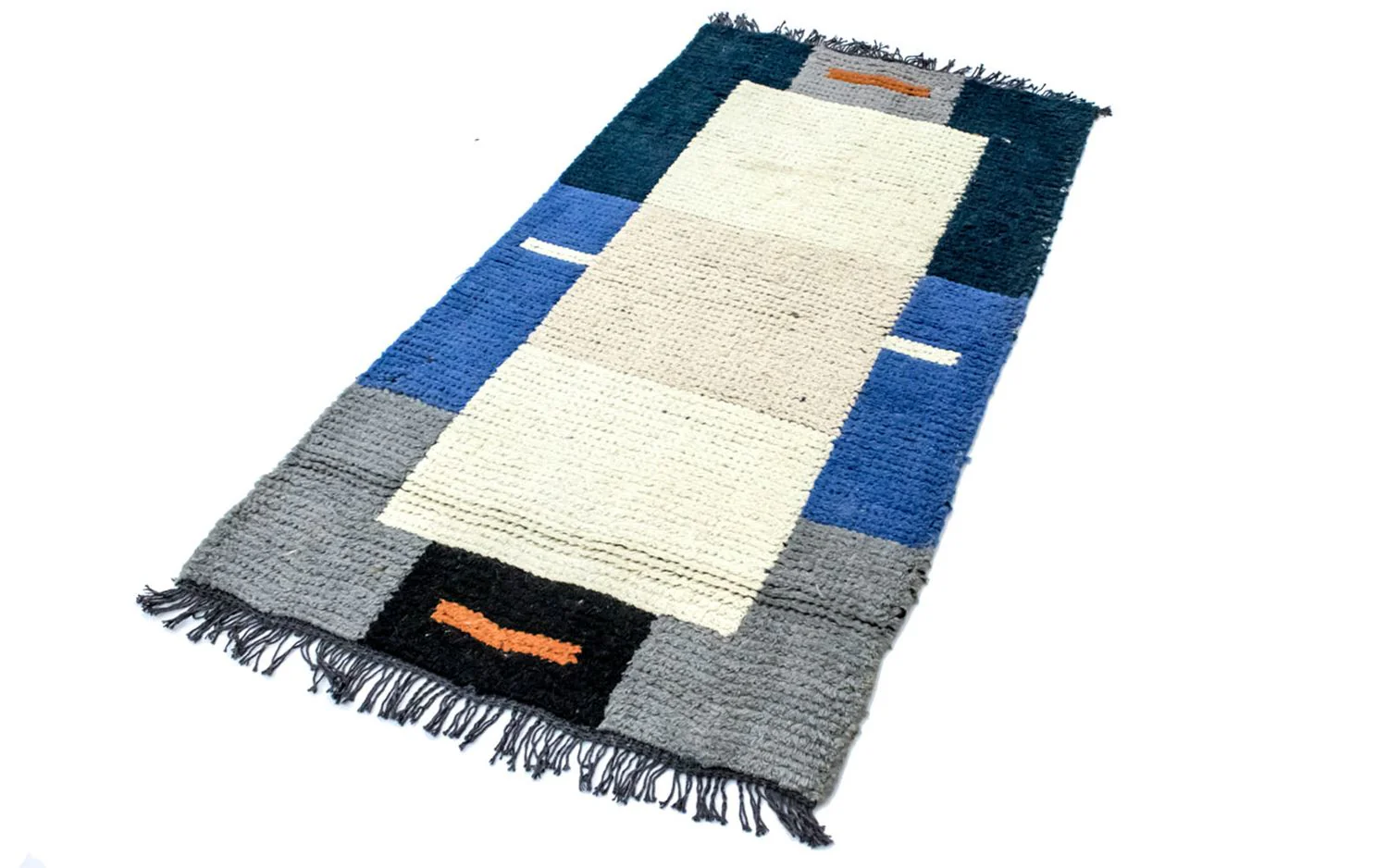 Nepal Teppich 140 x 70 cm - beige - Image 4